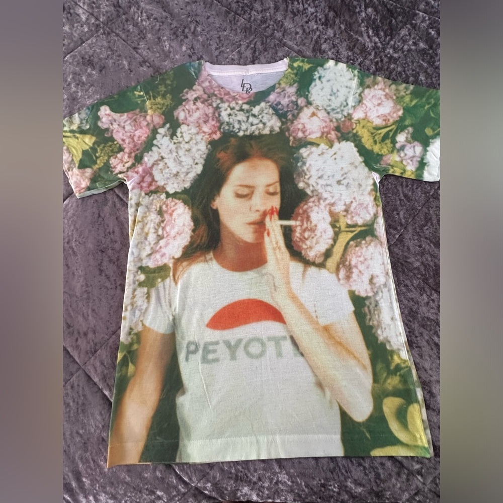 Lana Del Rey Shirt Peyote **RARE** Garden